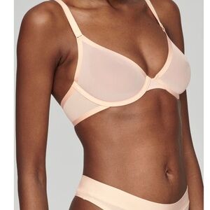 CUUP The plunge mesh bra 34E